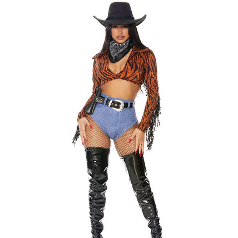 Round 'Em Up Sexy Cowgirl Costume
